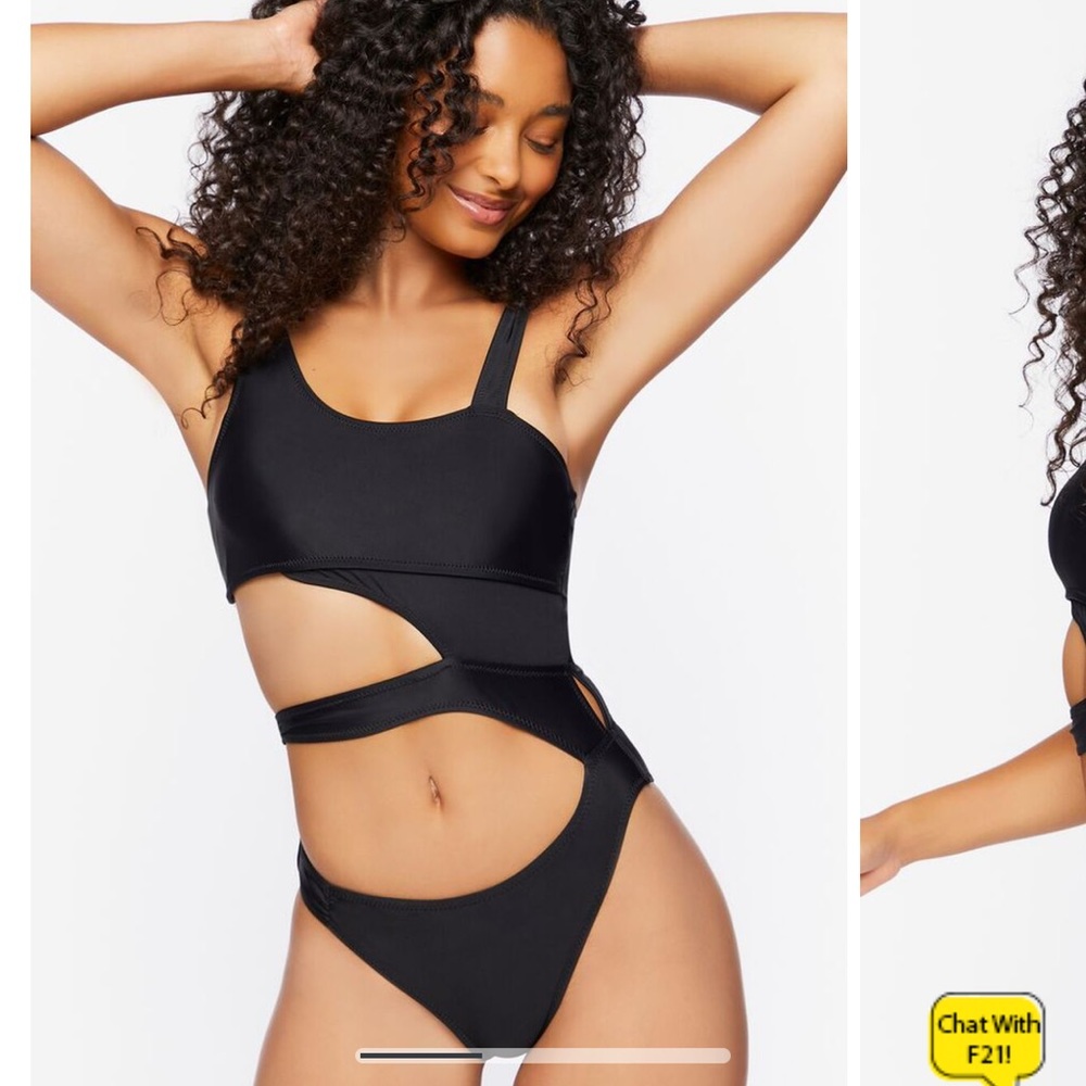 Brand New F21 Cutout Monokini One-Piece Swimsuit size S